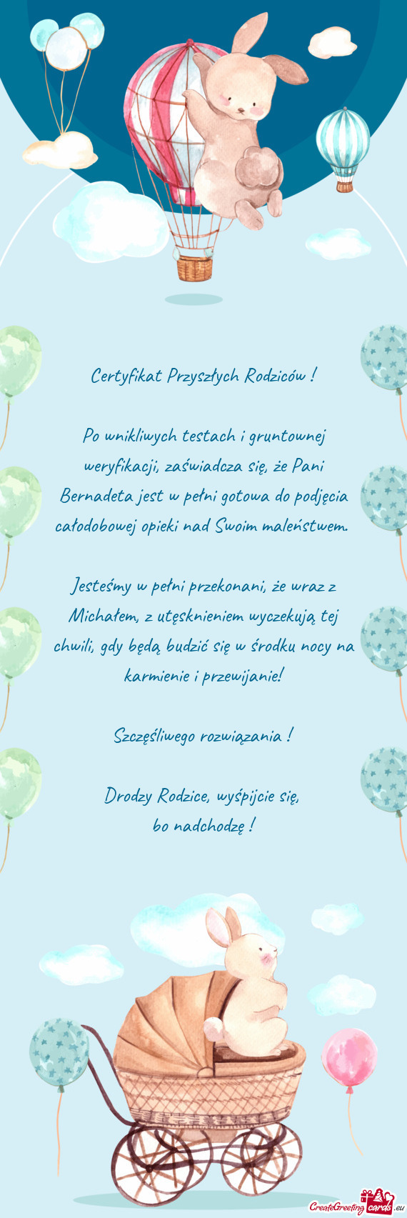 Certyfikat Przyszłych Rodziców