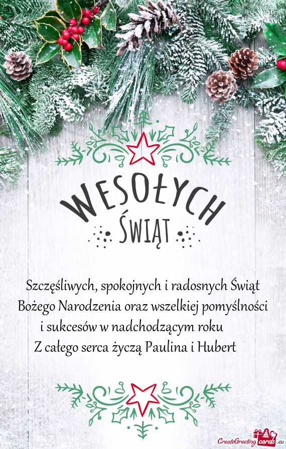 Cesów w nadchodzącym roku 🍀🎅🎁