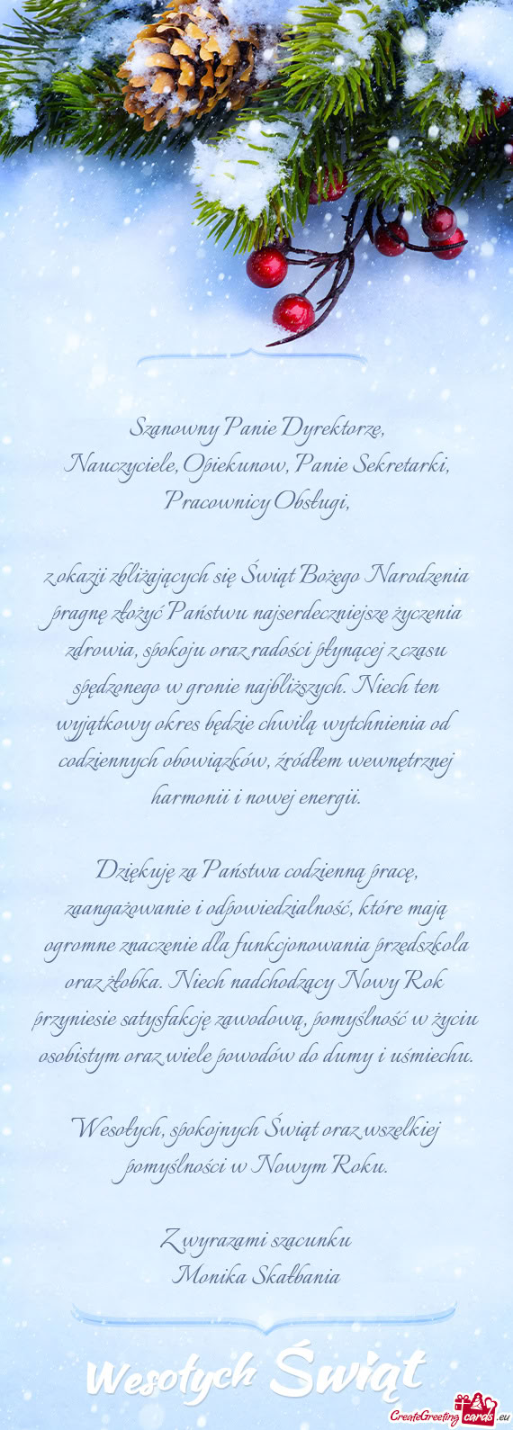 Ch ten wyjątkowy okres będzie chwilą wytchnienia od codziennych obowiązków, źródłem wewnętr