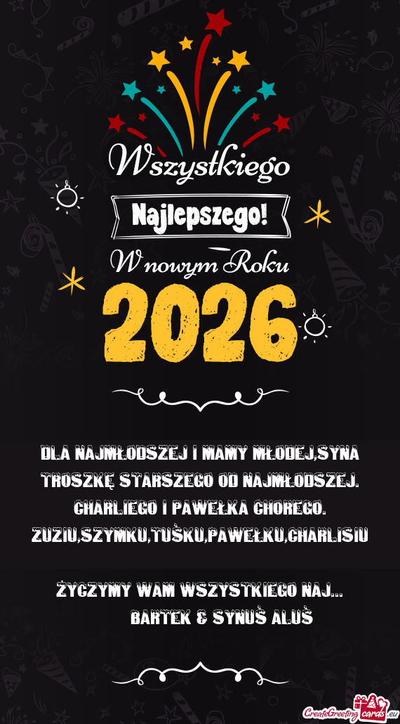 Charliego i Pawełka chorego