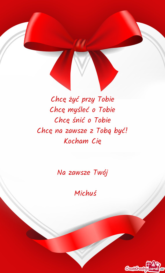 Chcę żyć przy Tobie