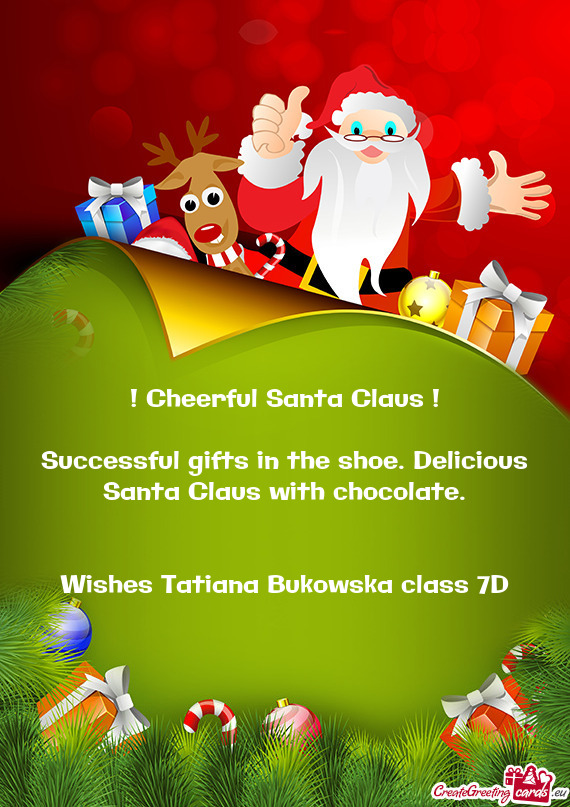 Cheerful Santa Claus
