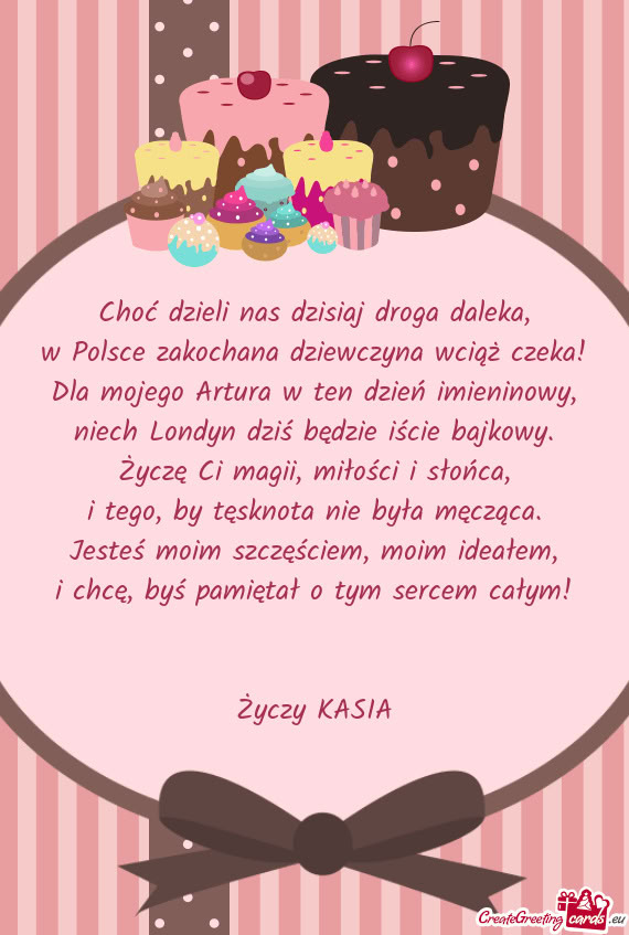 Choć dzieli nas dzisiaj droga daleka