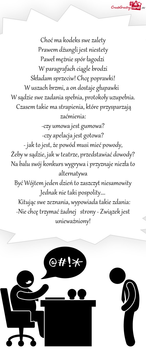 Choć ma kodeks swe zalety