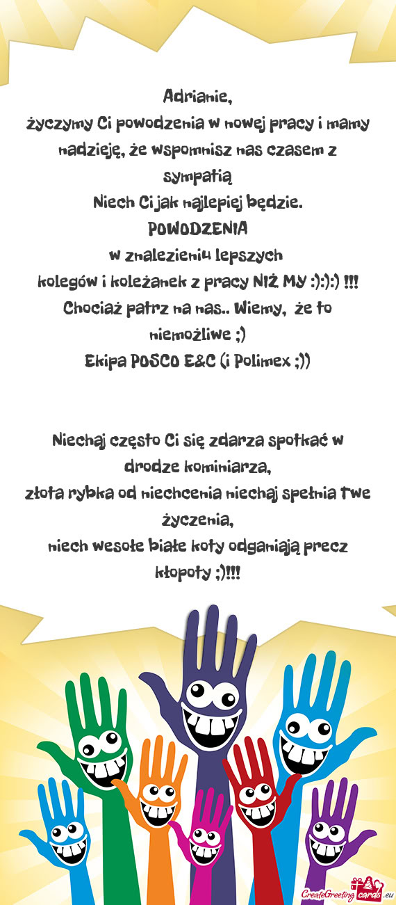 Chociaż patrz na nas.. Wiemy, że to niemożliwe ;)