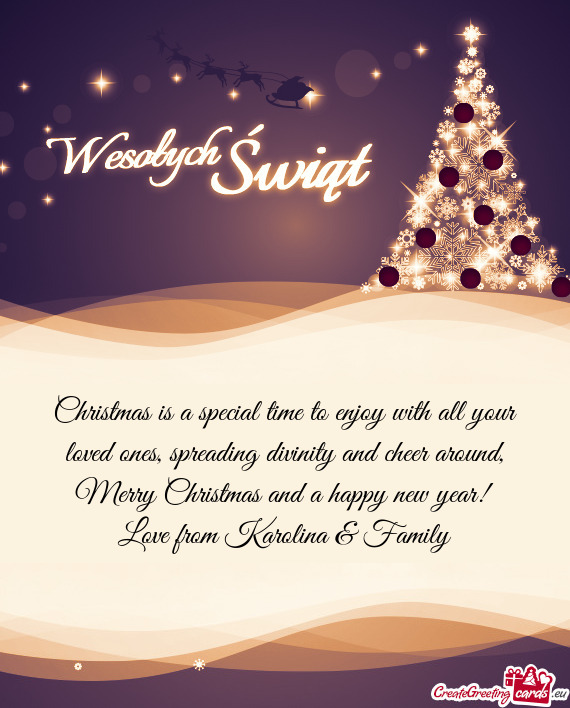 Christmas is a special time to enjoy with all your loved ones, spreading divinity and cheer around