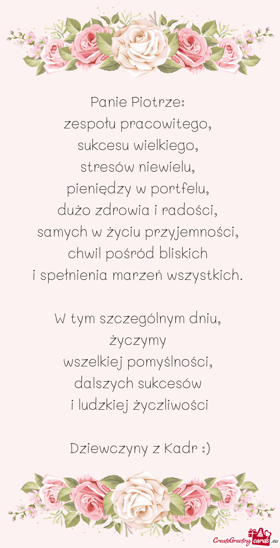 Chwil pośród bliskich i spełnienia marzeń wszystkich