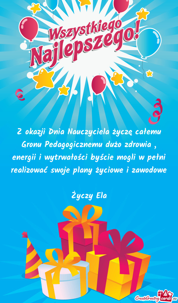 Ci byście mogli w pełni realizować swoje plany życiowe i zawodowe