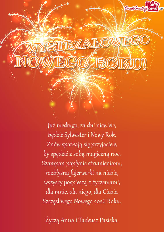 Ciebie. Szczęśliwego