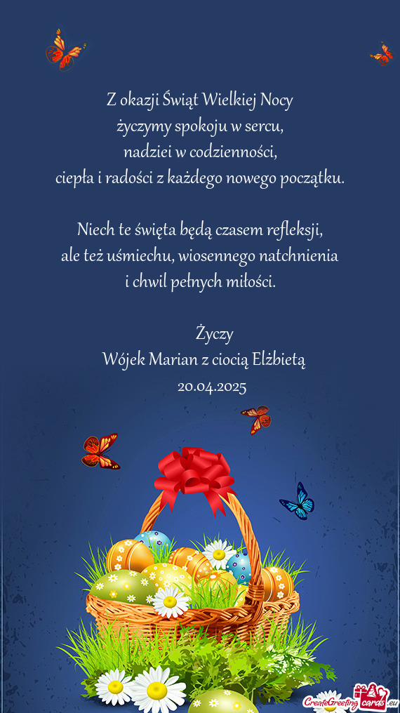 Ciepła i radości z każdego nowego początku