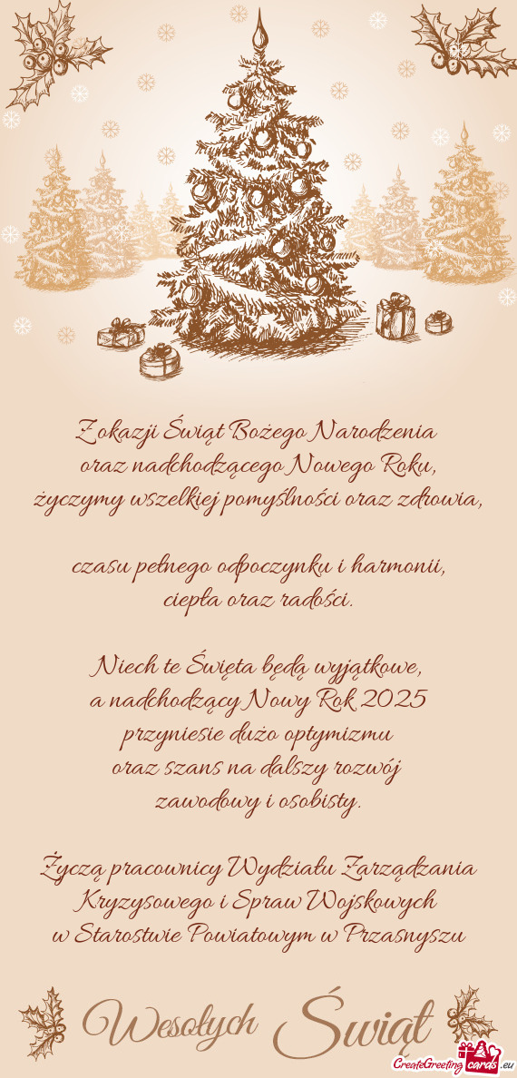 Ciepła oraz radości