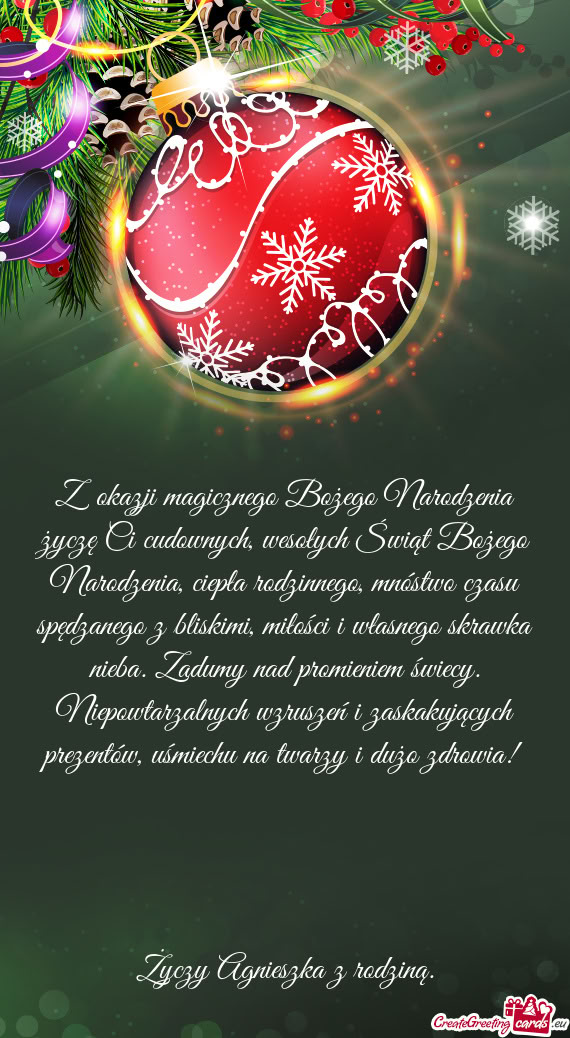 Ciepła rodzinnego, mnóstwo czasu spędzanego z bliskimi, miłości i własnego skrawka nieba. Zadu