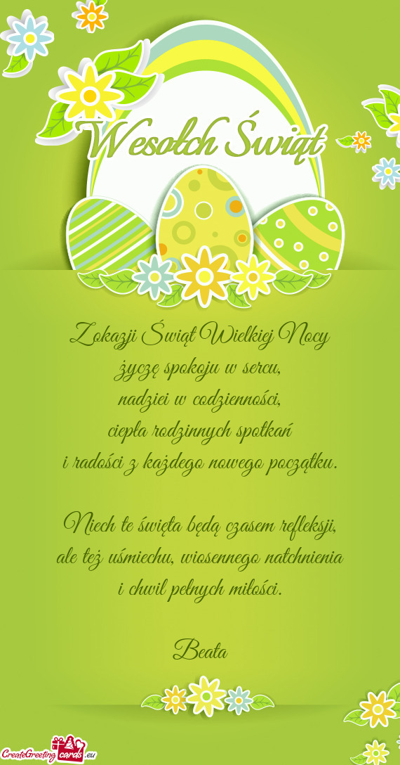 Ciepła rodzinnych spotkań i radości z każdego nowego początku