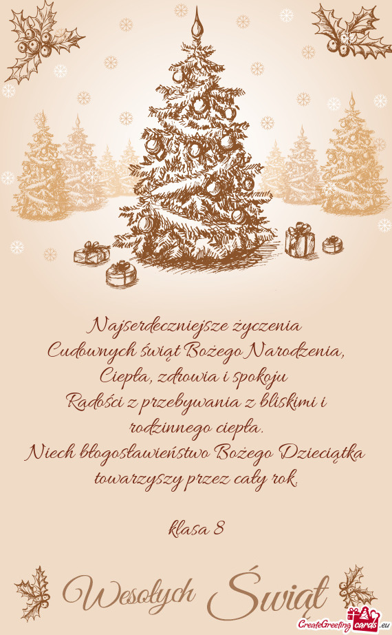 Ciepła, zdrowia i spokoju