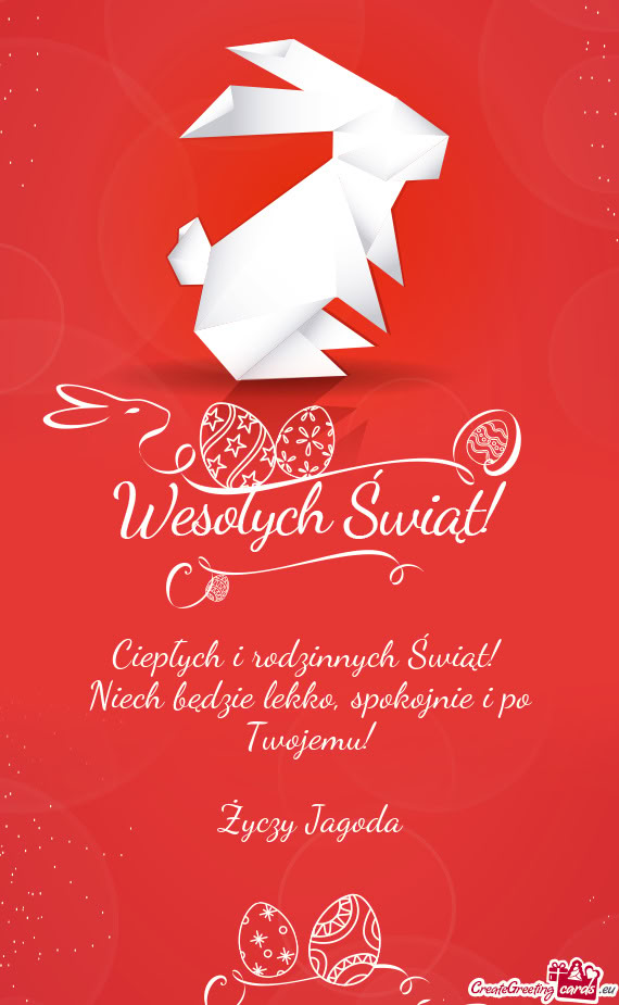 Ciepłych i rodzinnych Świąt! Niech będzie lekko