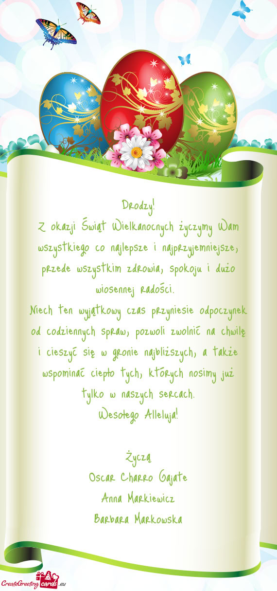 Cieszyć się w gronie najbliższych, a także wspominać ciepło tych, których nosimy już tylko w