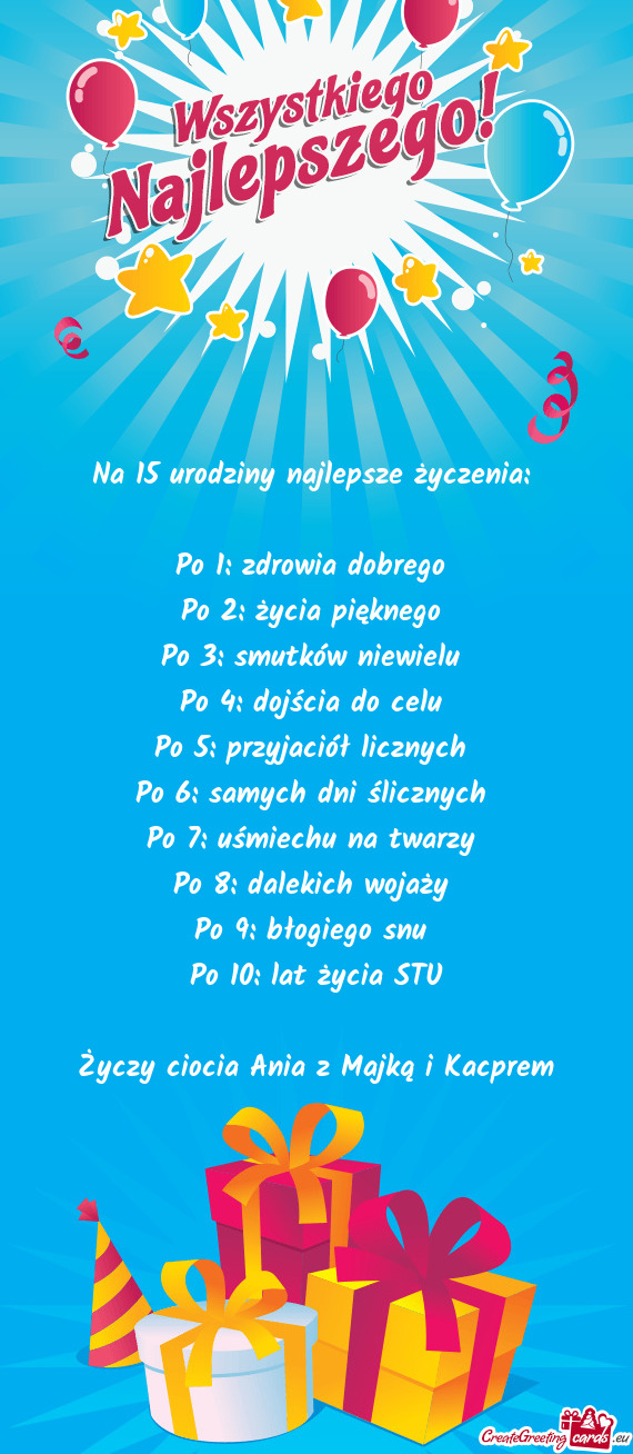 Ciocia Ania z Majką i Kacprem