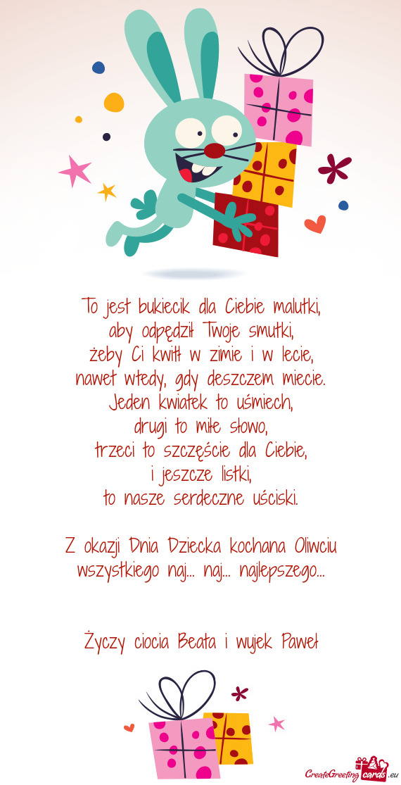 Ciocia Beata i wujek Paweł