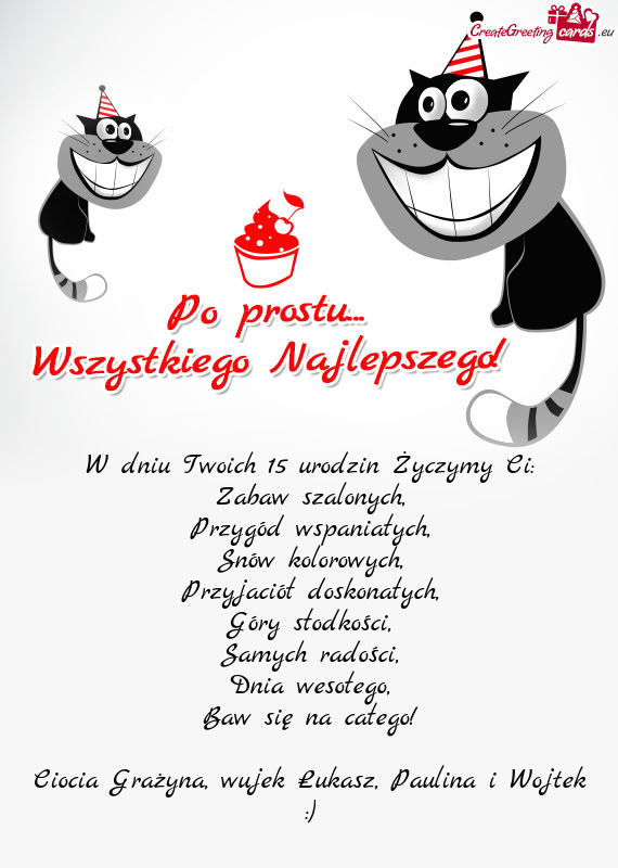 Ciocia Grażyna, wujek Łukasz, Paulina i Wojtek :)