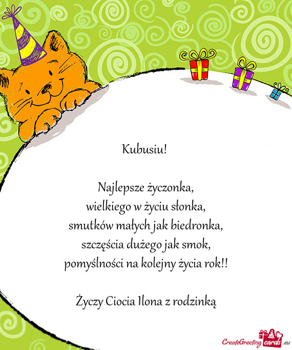 Ciocia Ilona z rodzinką