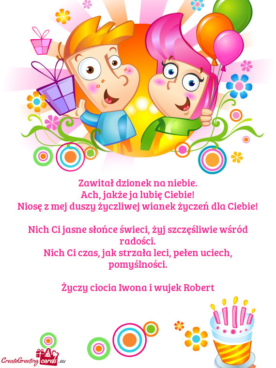 Ciocia Iwona i wujek Robert