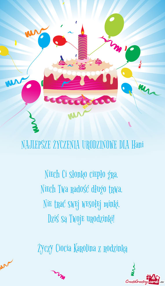Ciocia Karolina z rodzinką
