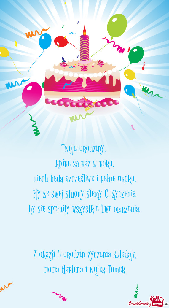 Ciocia Marlena i wujek Tomek