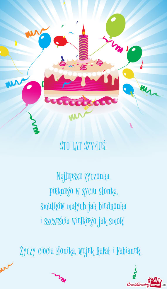 Ciocia Monika, wujek Rafał i Fabianek ♥️