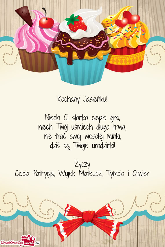 Ciocia Patrycja, Wujek Mateusz, Tymcio i Oliwier ❤️