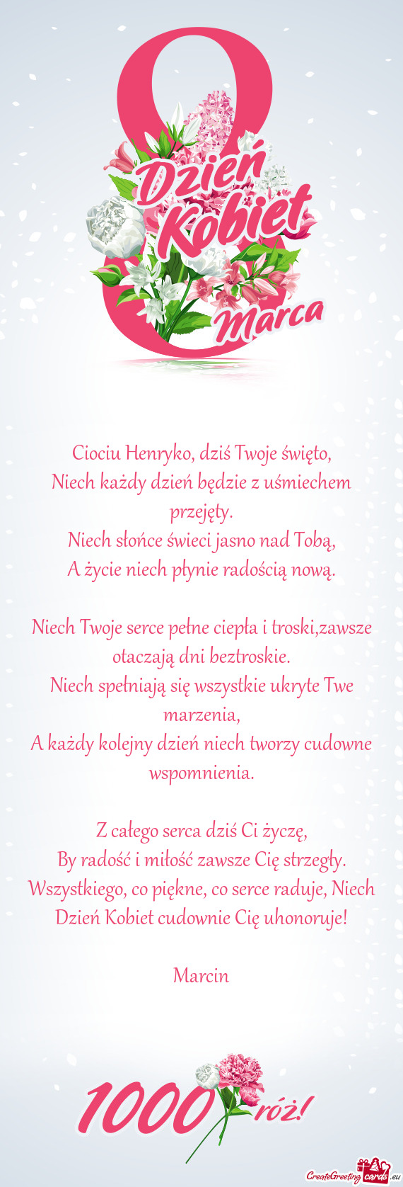 Ciociu Henryko, dziś Twoje święto