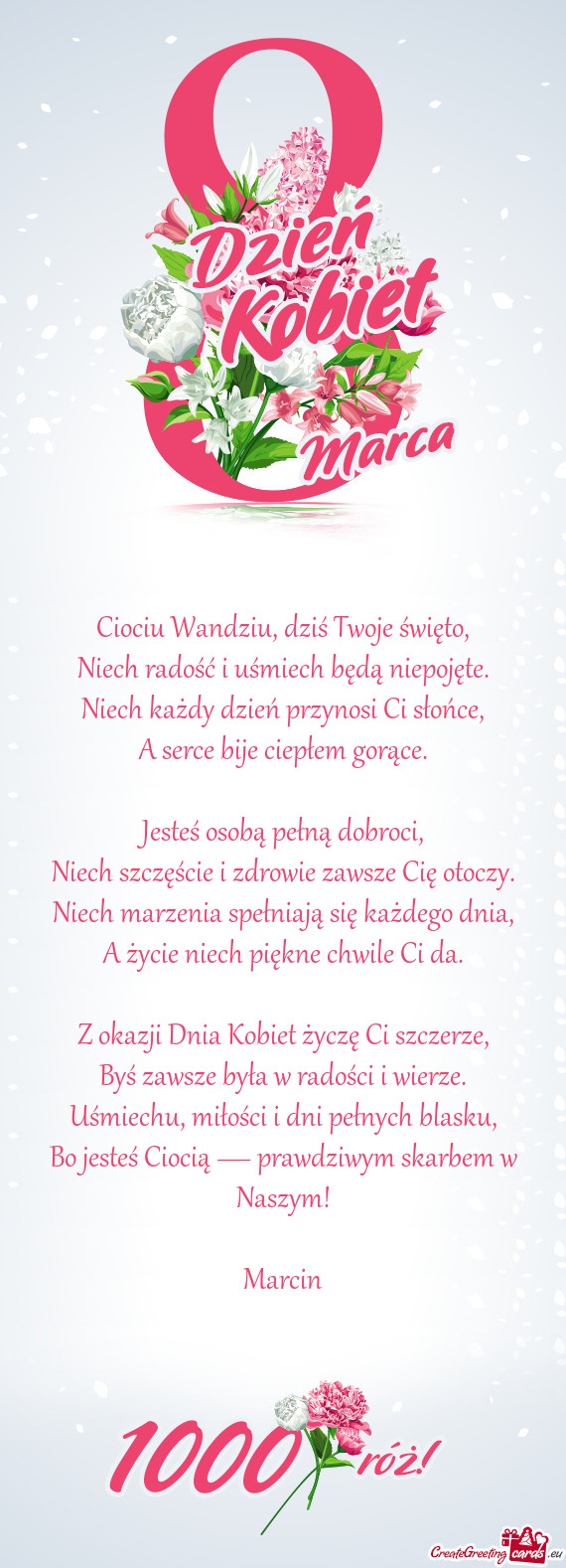 Ciociu Wandziu, dziś Twoje święto