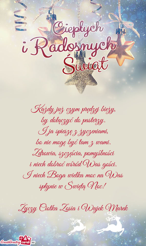 Ciotka Zosia i Wujek Marek