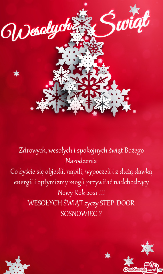 Co byście się objedli, napili, wypoczeli i z dużą dawką energii i optymizmy mogli przywitać na