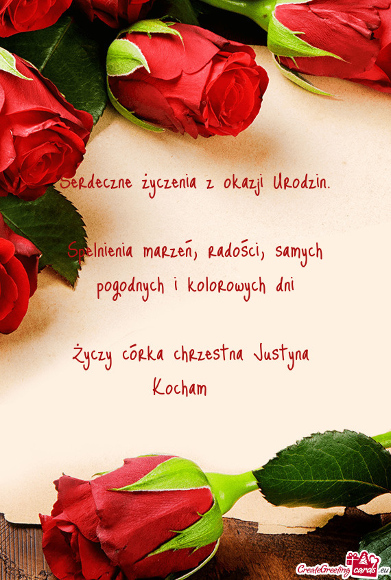 Córka chrzestna Justyna