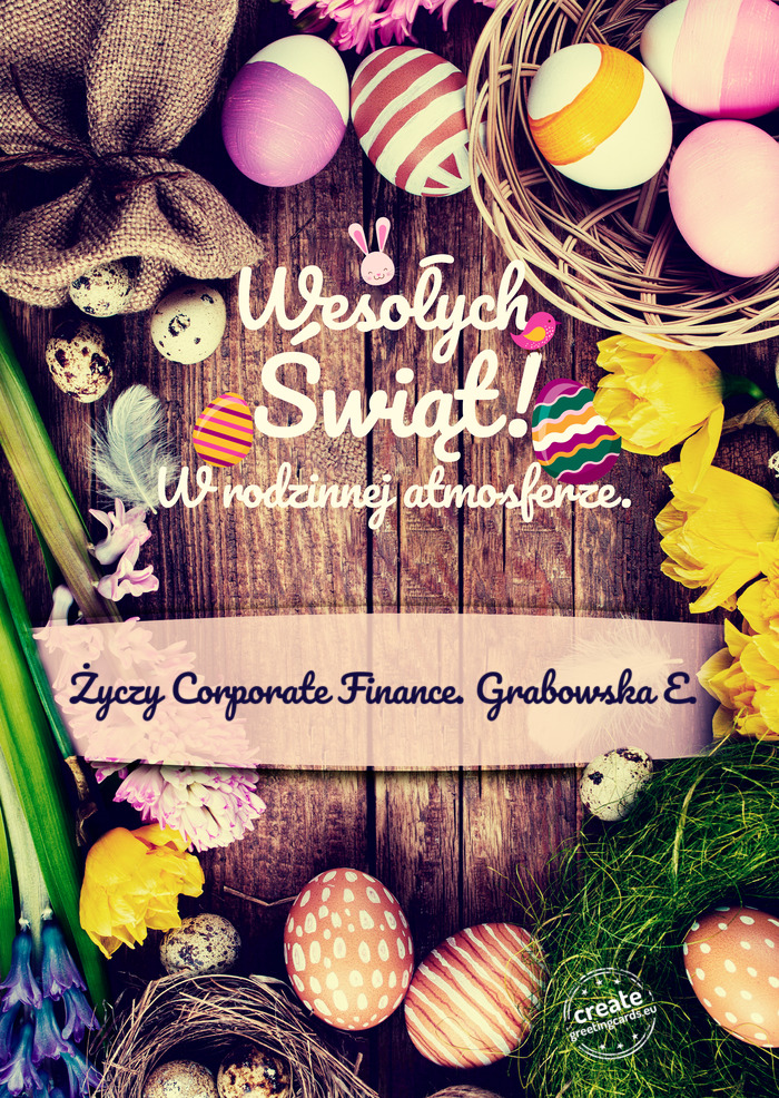 Corporate Finance. Grabowska E.