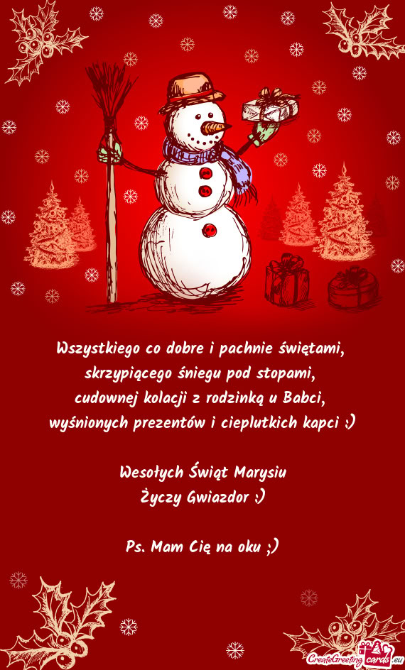 Cudownej kolacji z rodzinką u Babci