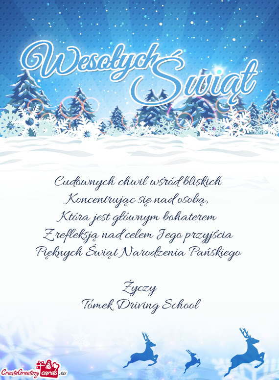 Cudownych chwil wśród bliskich