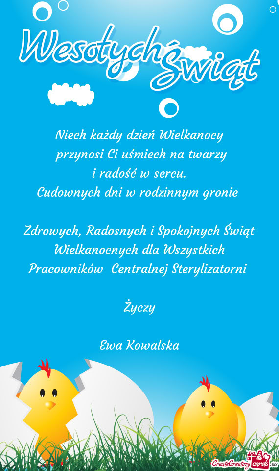 Cudownych dni w rodzinnym gronie