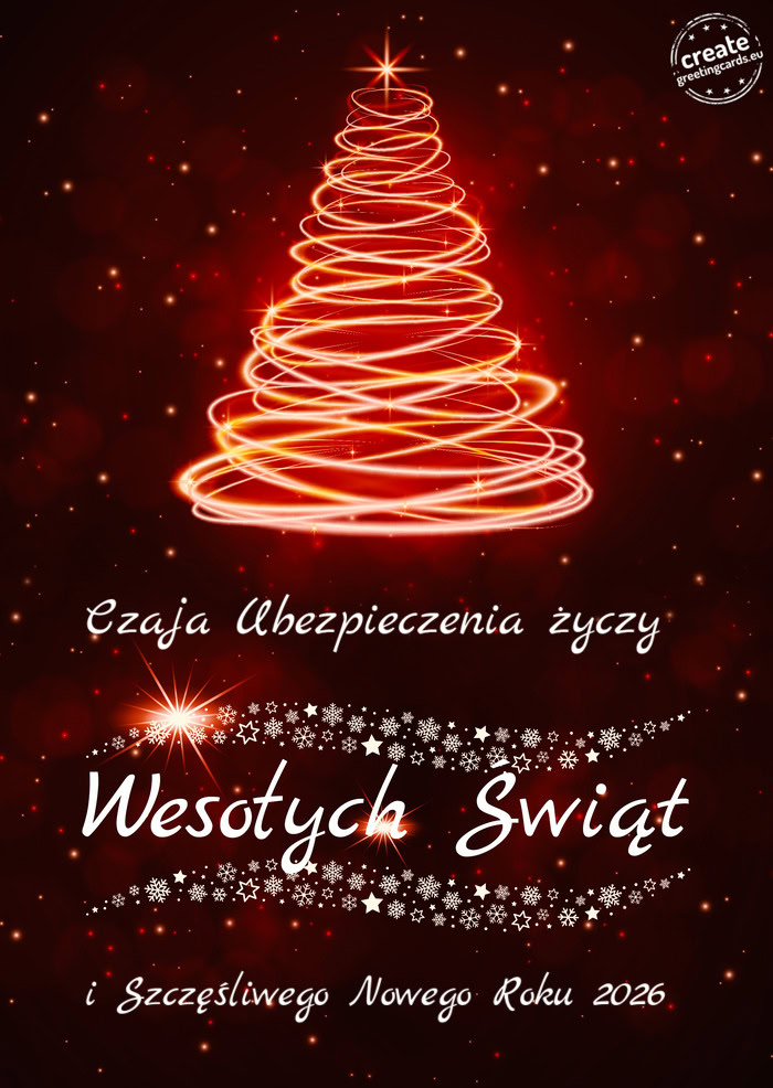 Czaja Ubezpieczenia Wesołych Świat i Szczęśliwego Nowego Roku 2026