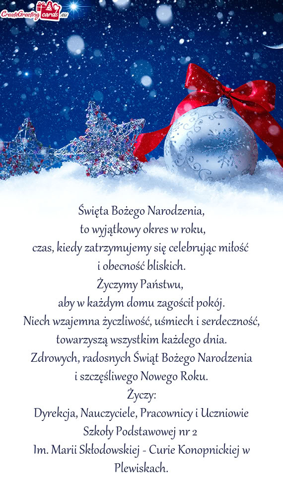 Czas, kiedy zatrzymujemy się celebrując miłość