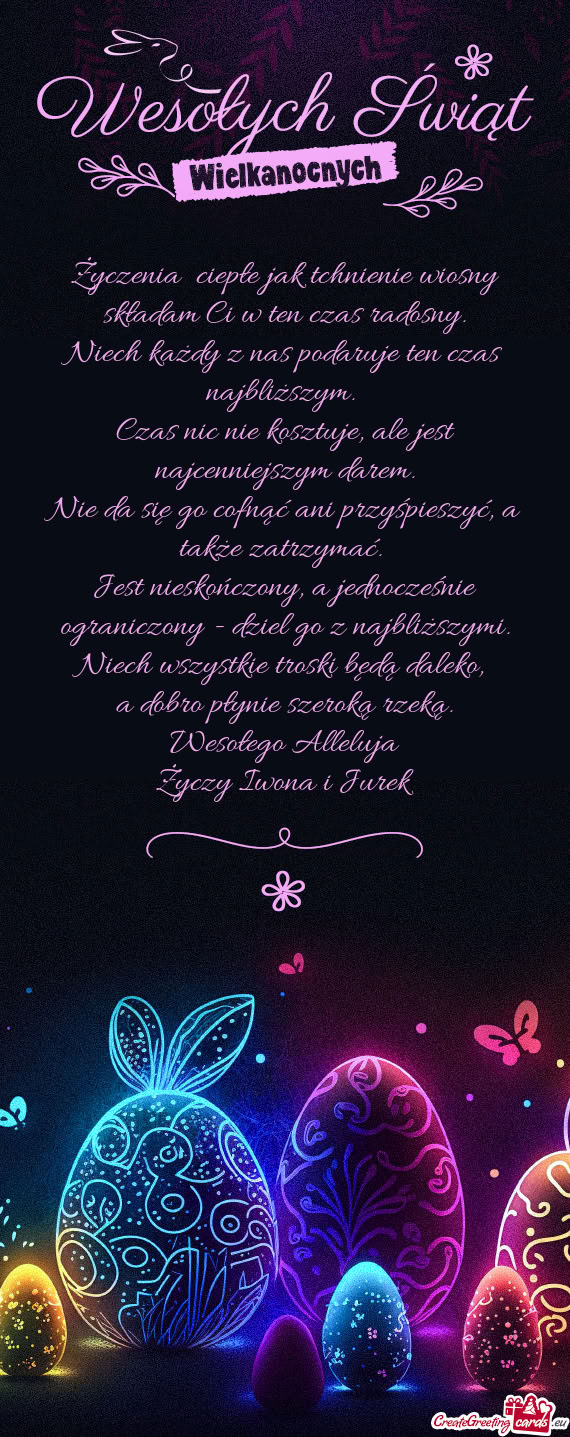 Czas nic nie kosztuje, ale jest najcenniejszym darem