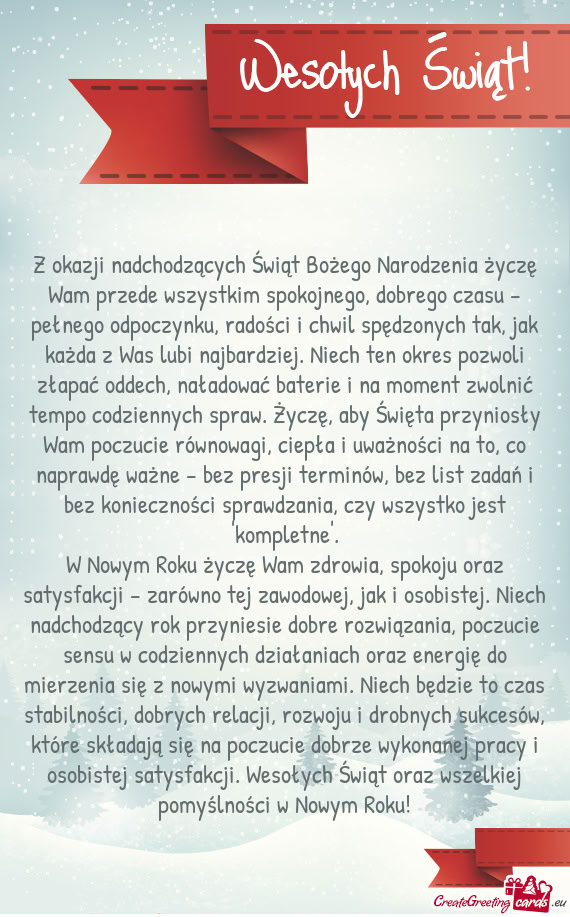 Czasu – pełnego odpoczynku, radości i chwil spędzonych tak, jak każda z Was lubi najbardziej