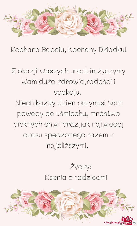 Czasu spędzonego razem z najbliższymi
