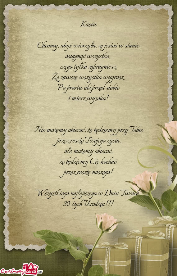 Czego tylko zapragniesz