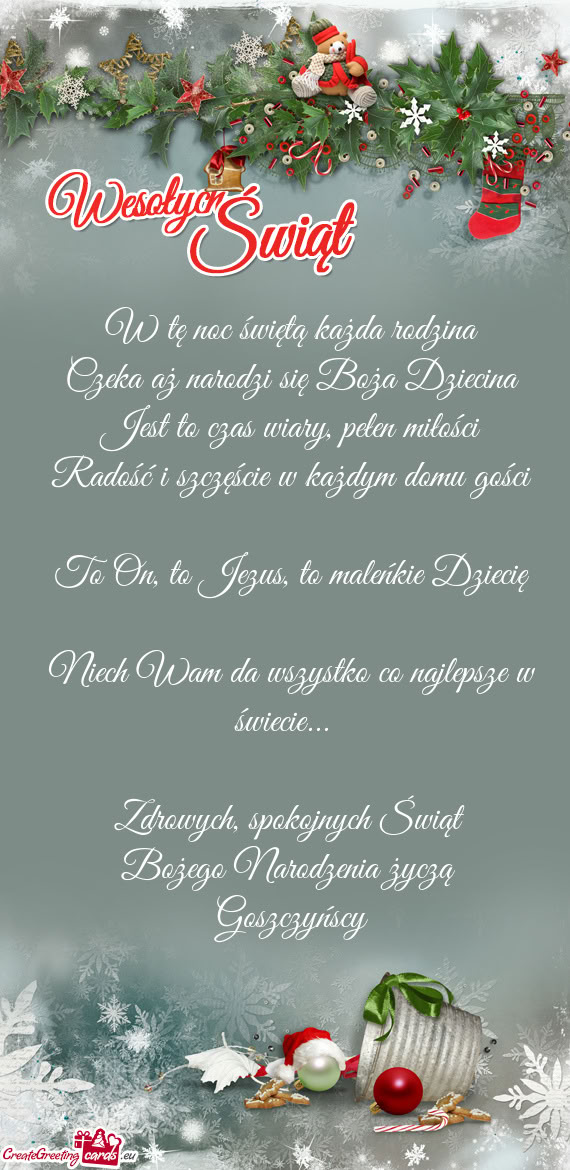 Czeka aż narodzi się Boża Dziecina