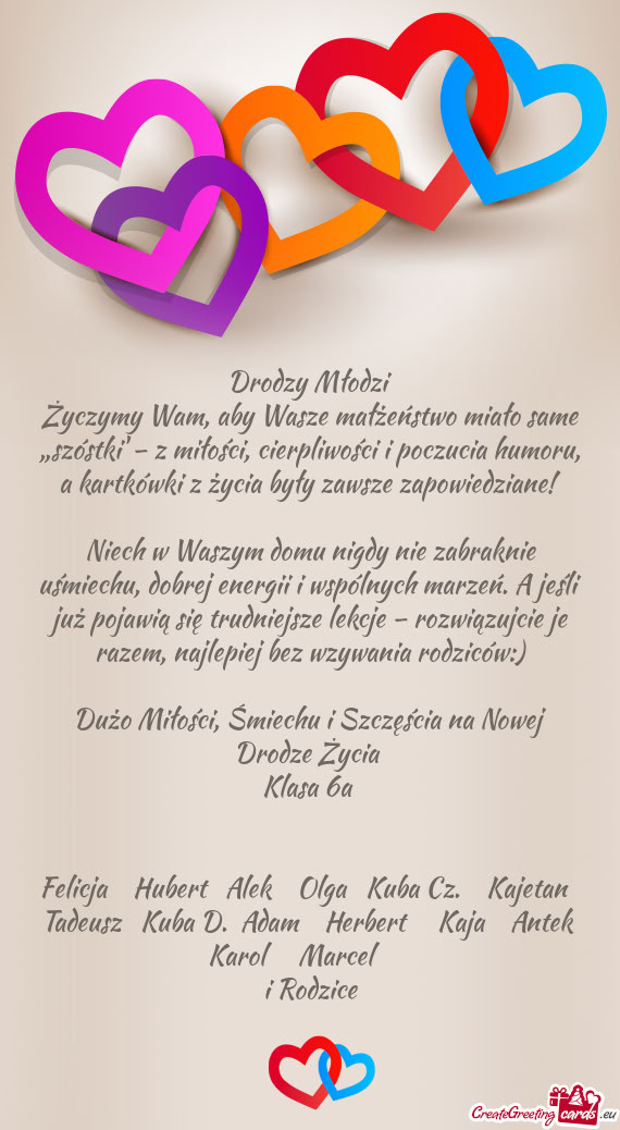 Czucia humoru, a kartkówki z życia były zawsze zapowiedziane