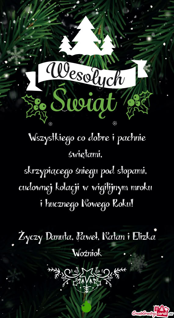 Danuta, Paweł, Natan i Elizka Woźniok