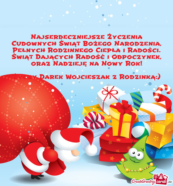 Darek Wojcieszak z Rodzinką:)