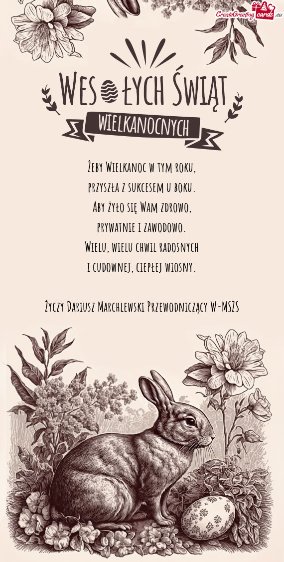 Dariusz Marchlewski Przewodniczący W-MSZS