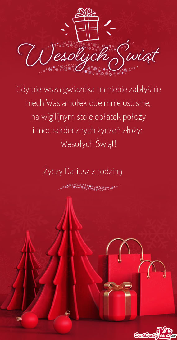 Dariusz z rodziną 🌲🌲🌲